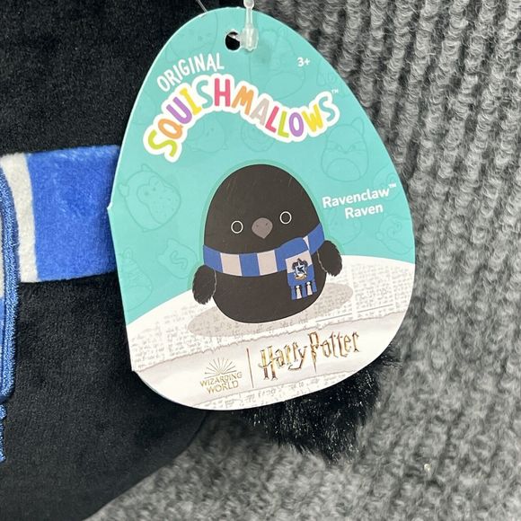 Squishmallows Harry Potter Hogwarts House Mascot RAVENCLAW RAVEN‎ 8" Plush NWT - Picture 4 of 15
